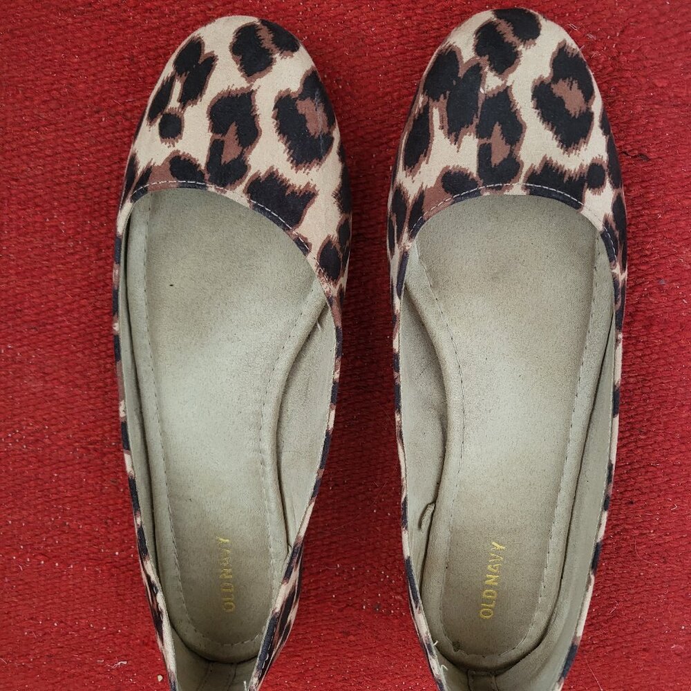 Animal print flats (10)